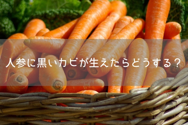 人参に黒いカビ 柔らかい時や斑点 ヘタの状態で食べられるのか 傷んだ見分け方も ヤオハピ